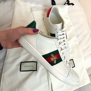 Gucci Women’s Ace Sneakers with Bee